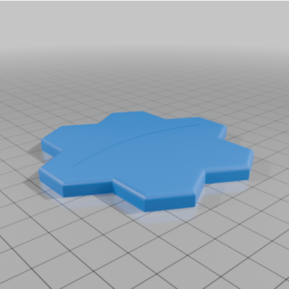 Lancer İçin Kavisli Yuvalı Kağıt Mini Altıgen Tabanlar 6755002