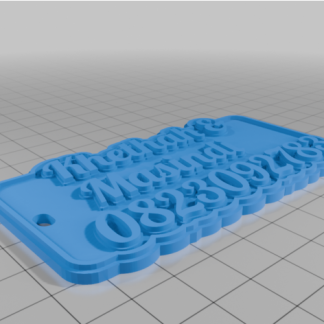 Özelleştirilmiş Çok Satırlı Etiketim veya Anahtarlığım 6746572