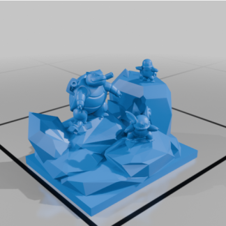 Blastoise Squirtle Wartortle Evrimi Kayada 6750030