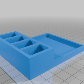 1RC İçin Tepsili 4 Akü Tutucu 6753454