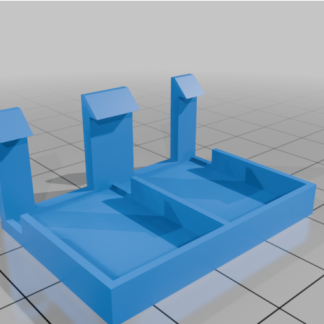 RC Tankı İçin Pil Tutucu Desteği