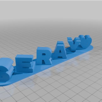 Özelleştirilmiş Üçlü Harf Bloklarım Ambigram 6751362