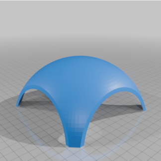 Retro Fütürizm Arch Dome Küçük Hayvanlar İçin Evcil Hayvan Gizleme MineeForm FDM 3D Baskı STL Dosyası 7041081