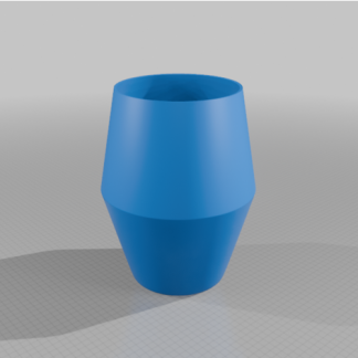 İç Mekan Bitkileri İçin Standlı Retro Fütürizm Ekici MineeForm FDM 3D Baskı STL Dosyası 7041126