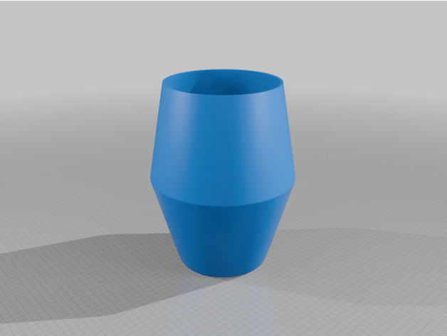 İç Mekan Bitkileri İçin Standlı Retro Fütürizm Ekici MineeForm FDM 3D Baskı STL Dosyası 7041126