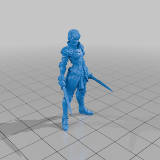 Selene Twin Assassin Minyatür Çocuk Eclipse Serisi Masaüstü RPG