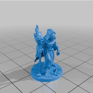 İskelet Büyücü Minyatür 7025466