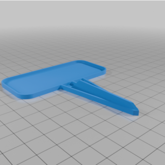 Bahçe Tanımlaması İçin Güçlü Hafif Bitki Hisse Etiketi MineeForm FDM 3D Baskı STL Dosyası 7041113