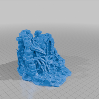 Twisted Grove, Masa Üstü RPG Savaş Oyunları İçin Aşırı Büyümüş Fantezi Arazi Harabeleri 7029148