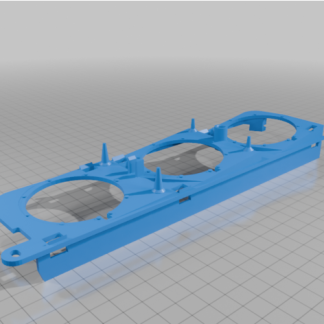 Volvo 240 Üçlü Gösterge Trim Destek Plakası Braketi VOLVO 1259658 1882 7053083