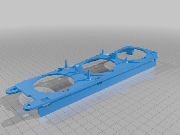 Volvo 240 Üçlü Gösterge Trim Destek Plakası Braketi VOLVO 1259658 1882 7053083