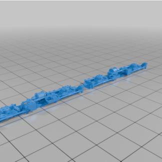 Tazmanya Hükümeti Demiryolları X Sınıfı Boji Çerçeveleri HO Ölçeği 6790031