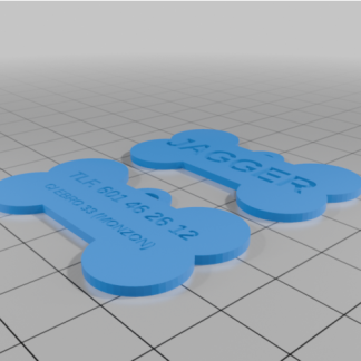 Özelleştirilmiş Köpek Künyesi Kemik Remixim 6746694