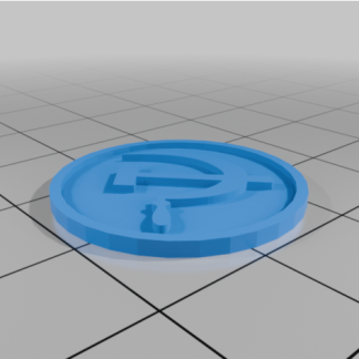 Orak ve Çekiç Komünizm Alışverişçi Çipi 6787126