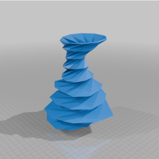 Bükülmüş Poli Vazo 6747436