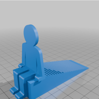 Oturan Çöp Adam Kapı Stoperi 6788538