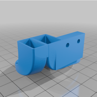 Kısaltılmış KINGROON KP3S Fan Kanalı V6 Hotend 6781879 (1)