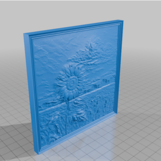 Sunflower Relief Painting 7027742