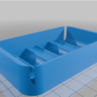 Altı adet AA Pil İçin Teneke Kutu Parçası