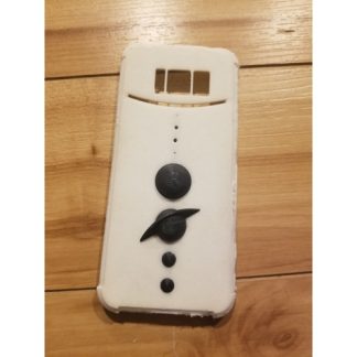 Samsung Galaxy S8 Solar Sistem Esnek Filamentli Kılıf 6788499