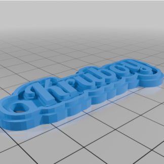 My Customized Multiline Tag Or Keychain 6756651