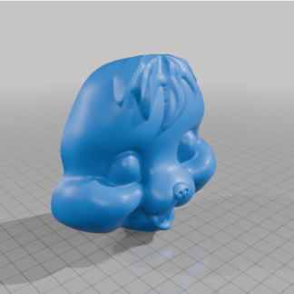 Rushton Bear Art Doll Face 6787486