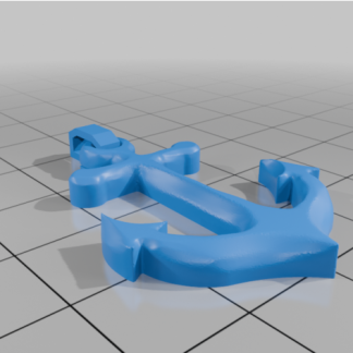 Paslı Çapa Kolye Kolye Denizcilik Moda MineeForm FDM 3D Baskı STL Dosyası 7041164