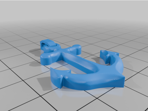 Paslı Çapa Kolye Kolye Denizcilik Moda MineeForm FDM 3D Baskı STL Dosyası 7041164